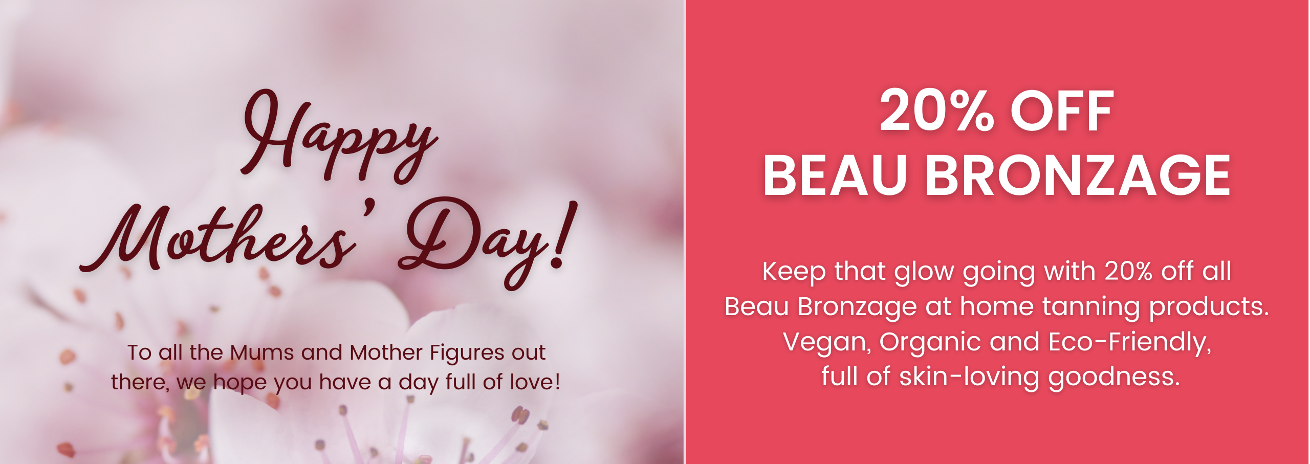Keep that glow going with 20 percent off Beau Bronzage products