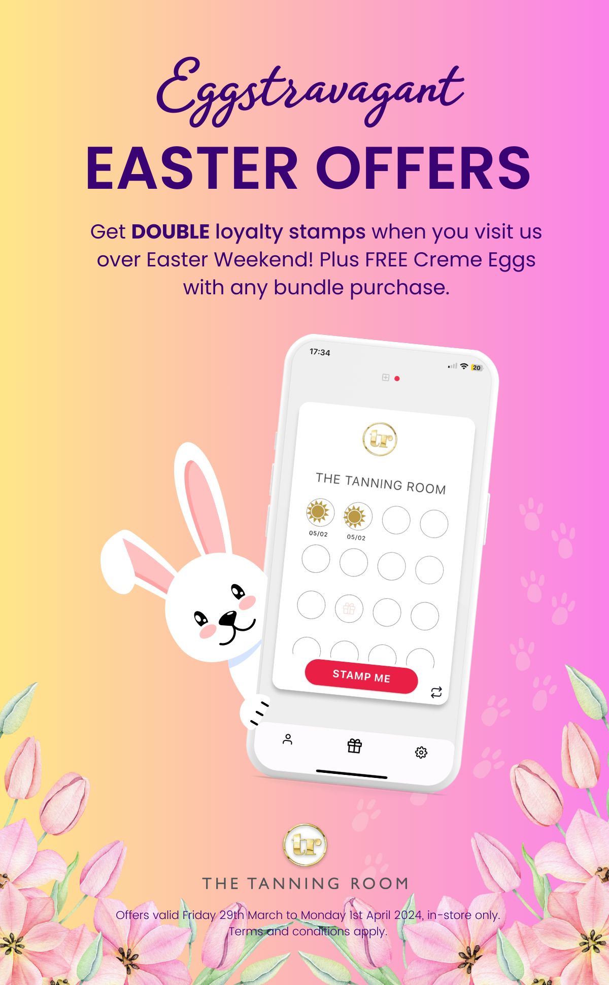 Eggstravagant Easter Offers - get DOUBLE loyalty stamps over Easter weekend